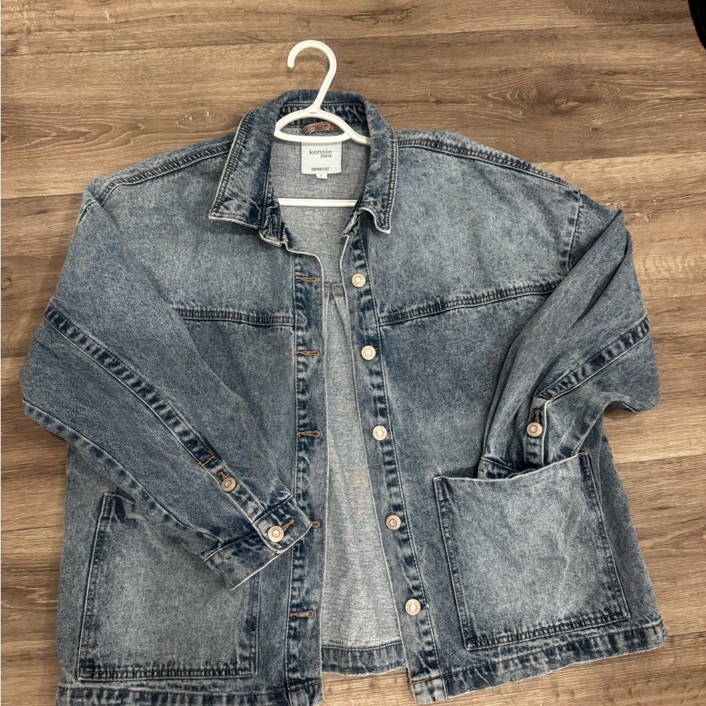 Kenzie vintage luxe blue denim jacket